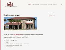 Tablet Screenshot of albergue-getaria.com